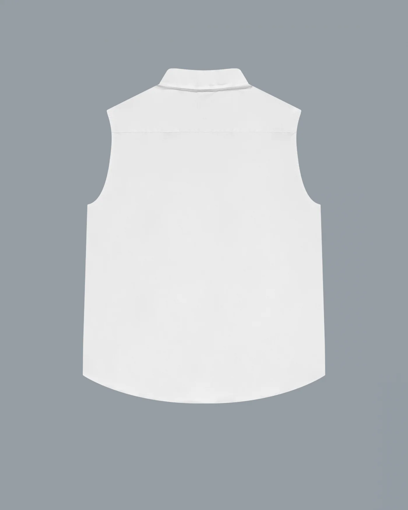 CASTA SLEEVELESS SHIRT | White - Image 6