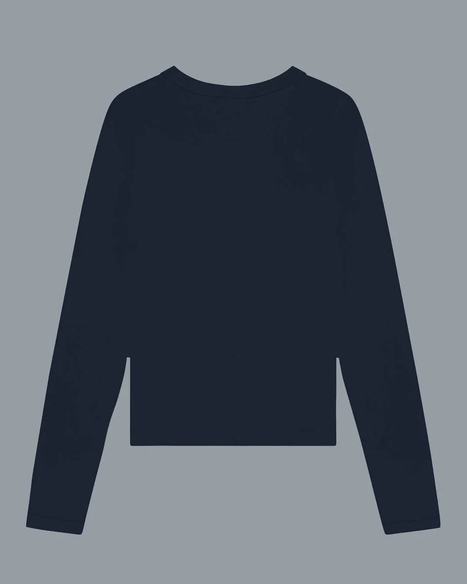 IMAN LONGSLEEVE | Navy - Image 2