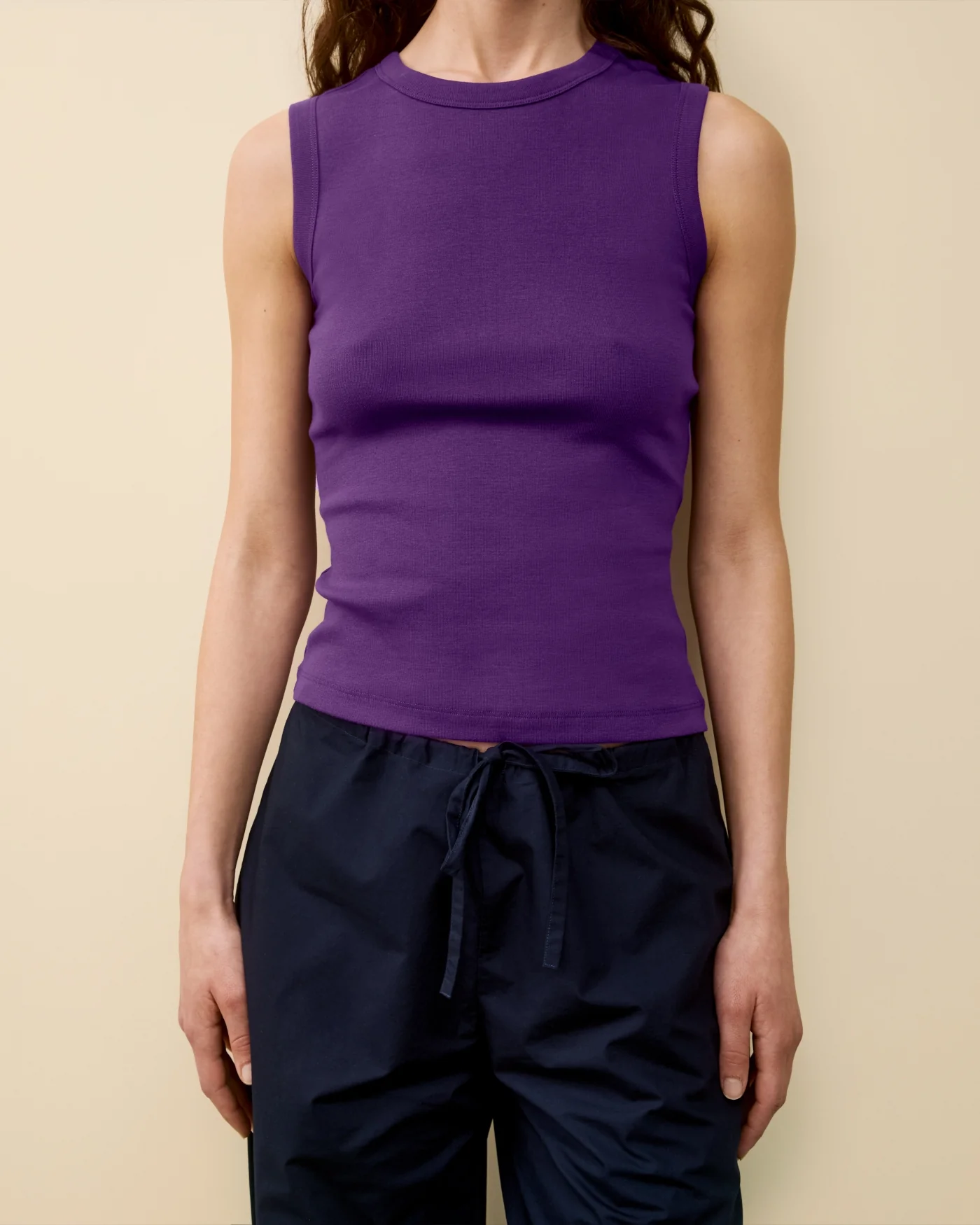 JOSEPHINE LENGTHENED TROUSERS | Navy - Image 3